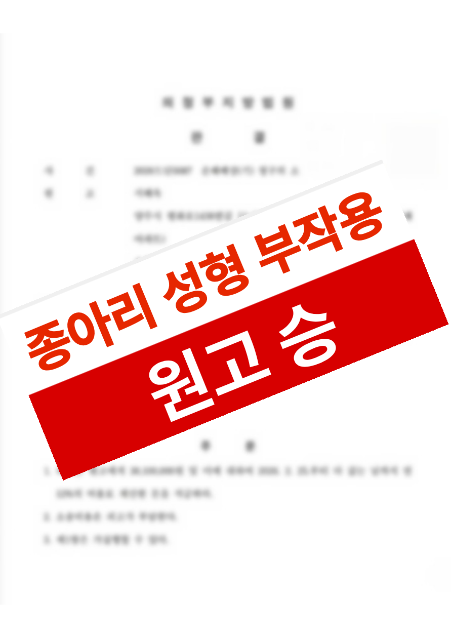 종아리 신경차단술 후 까치발·보행장애가 발생했으나 의료과실을 입증해 약 2억 원을 배상받은 의뢰인